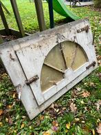 Oude eiken ramen - halve maantjes - 4 stuks, Doe-het-zelf en Bouw, Ophalen, Gebruikt