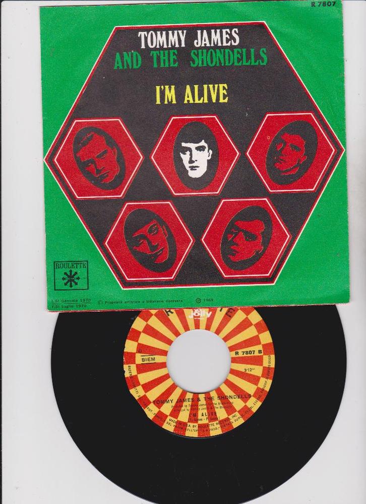 TOMMY JAMES I'M Alive HEAVY MOD DANCER Don Fardon  1969, CD & DVD, Vinyles Singles, Utilisé, Single, Pop, 7 pouces, Enlèvement ou Envoi