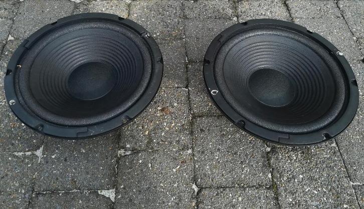 Set van twee woofers, 150watt, als nieuw, TV, Hi-fi & Vidéo, Enceintes, Comme neuf, Haut-parleurs Frontaux, Arrière ou Stéréo
