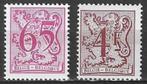 Belgie 1980 - Yvert 1974-1975 - Heraldieke leeuw (PF), Verzenden, Postfris, Postfris