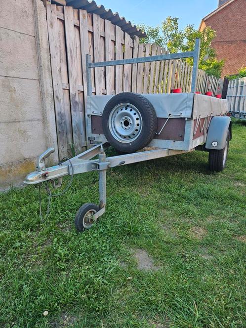 Remork gebruikt maar in zeer goede staat 2 x 1.1 meter, Auto diversen, Aanhangers en Bagagewagens, Zo goed als nieuw, Ophalen