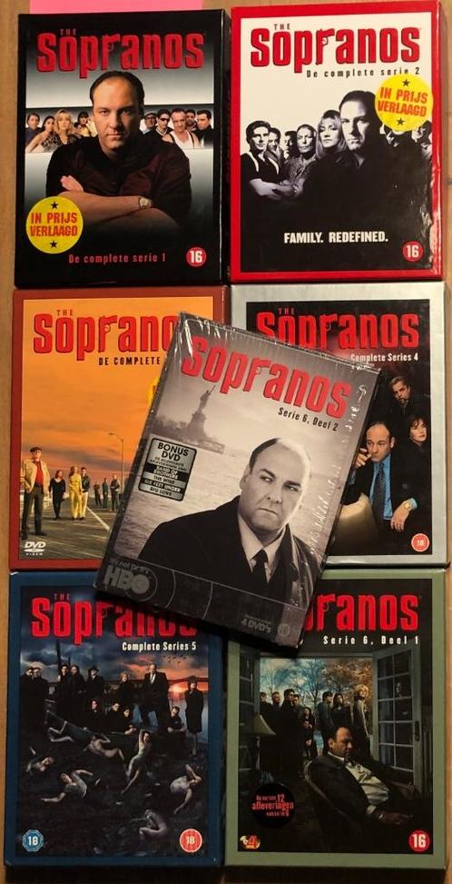 THE SOPRANOS - Complete series van 6 seizoenen (7 Boxsets), CD & DVD, DVD | TV & Séries télévisées, Drame, Coffret, À partir de 16 ans