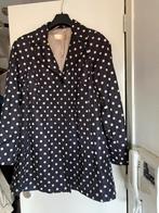 Korte zomer regenjas Mayerline zwart witte stippen maat 46, Kleding | Dames, Jassen | Zomer, Mayerline, Zwart, Maat 46/48 (XL) of groter