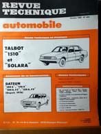 RTA - Talbot 1510 Solara - Datsun 100 A - 120 A - n 404, Enlèvement ou Envoi