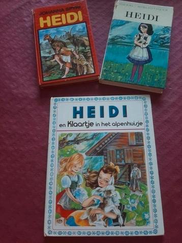 Set van 3 vintage Heidi-boeken – Johanna Spyri beschikbaar voor biedingen