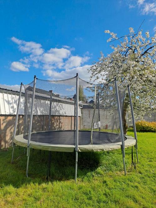 Trampoline Domyos 420 rond, Kinderen en Baby's, Speelgoed | Buiten | Trampolines, Zo goed als nieuw, Ophalen