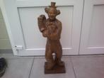 Massief houten clown., Ophalen of Verzenden, Zo goed als nieuw, Mens