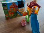 Vtech zoef dieren kippenhok met kip, kuiken en varken, Ophalen of Verzenden, Zo goed als nieuw