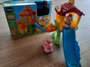 Poulailler Vtech Zoef Animal avec poulet, poussin et cochon, Enlèvement ou Envoi, Comme neuf