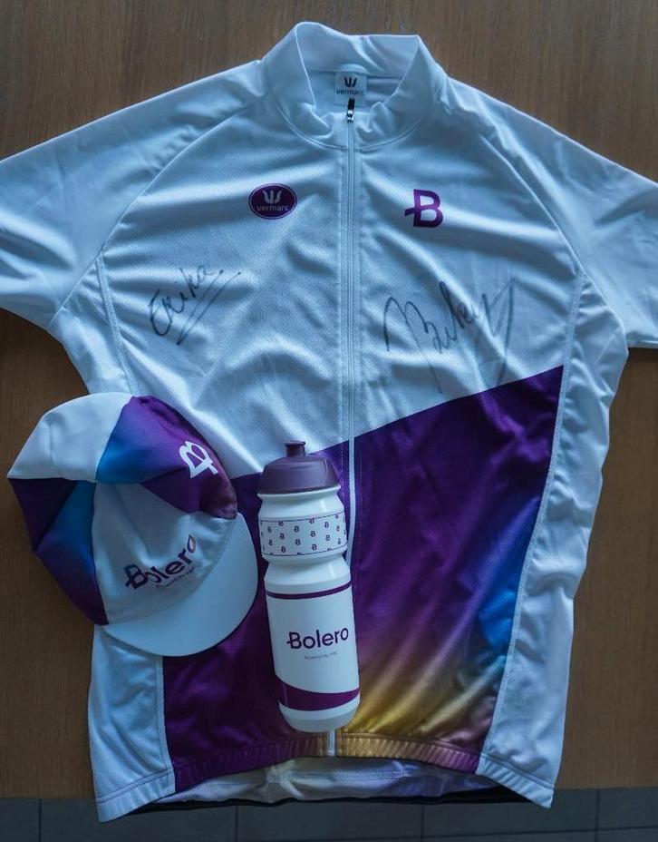 Bolero Fietstrui getekend Jan Bakelants en Erika Van Tielen, Kleding | Heren, Sportkleding, Nieuw, Hardlopen of Fietsen, Maat 56/58 (XL)