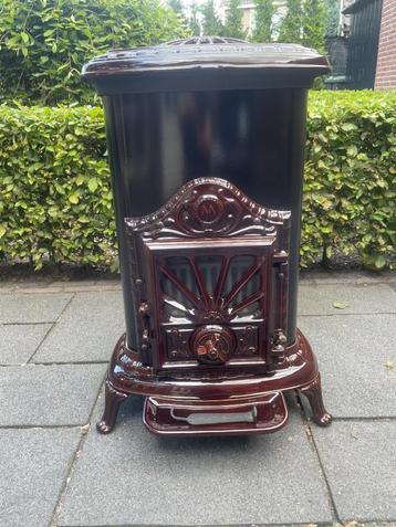 NIEUWE Franco Belge Houtkachel/kolen verwarmd 9,3KW  beschikbaar voor biedingen