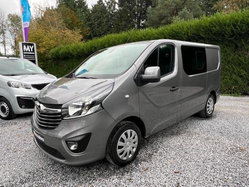 Opel Vivaro 1.6 CDTi BiTurbo - DUBBELE CABINE - EURO 6b -, Auto's, Opel, Bedrijf, Te koop, Vivaro, ABS, Achteruitrijcamera, Airbags