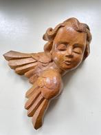 beeld engel hout, Verzenden, Gebruikt, Religie