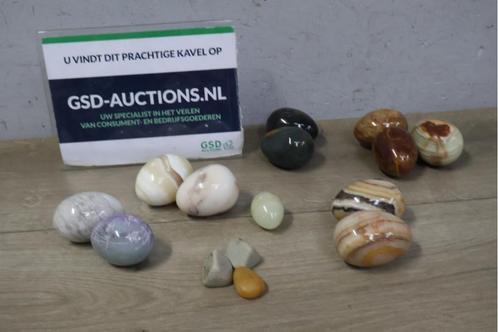 Verzameling Onyx eieren en Stenen, Verzamelen, Mineralen en Fossielen, Ophalen of Verzenden