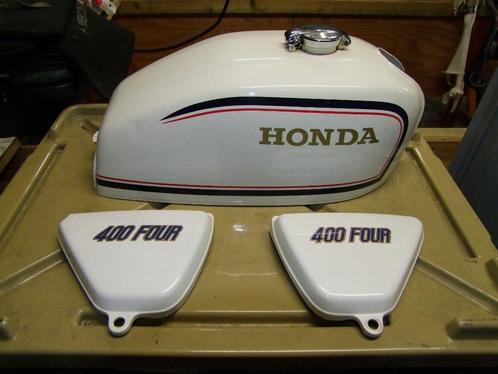 Honda CB 400 four lakset (tank en zijkappen), Motoren, Onderdelen | Oldtimers, Gebruikt, Ophalen