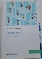 Sociaal recht in essentie, Boeken, Ophalen of Verzenden, Zo goed als nieuw, Hogeschool