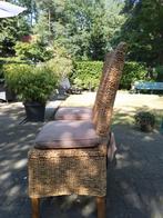 2 rieten zware eetkamerstoelen te koop., Huis en Inrichting, Ophalen, Zo goed als nieuw