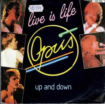 Vinyl, 7"    -    Opus – Live Is Life beschikbaar voor biedingen
