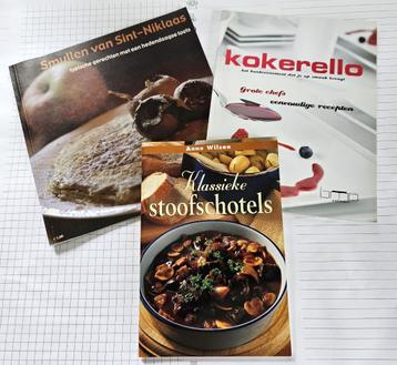 3 Kookboekjes met recepten van Chef Koks