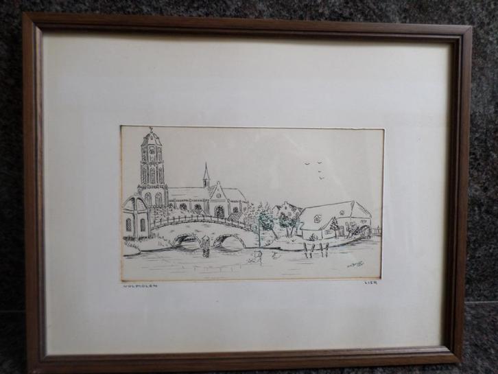 7 LIERSE LITHO'S, Verzamelen, Foto's en Prenten, Ophalen of Verzenden