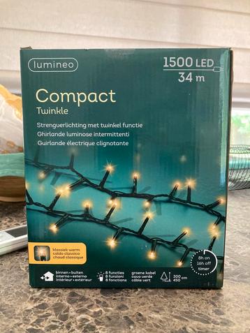 Nieuw Lumineo Lichtsnoer binnen/buiten 1500 ledlampjes 34 m beschikbaar voor biedingen
