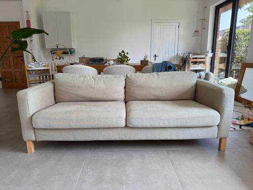 Stoffen zetel van IKEA, Huis en Inrichting, Zetels | Zetels, Gebruikt, Rechte bank, Tweepersoons, 200 tot 250 cm, 75 tot 100 cm