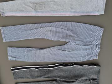 wit-zwart gestreepte broek, legging, 122 beschikbaar voor biedingen