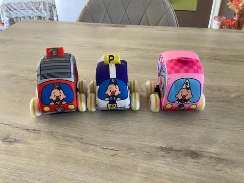 Studio 100 Bumba verschillende pluche auto's (12x10 cm), Kinderen en Baby's, Speelgoed | Knuffels en Pluche, Zo goed als nieuw