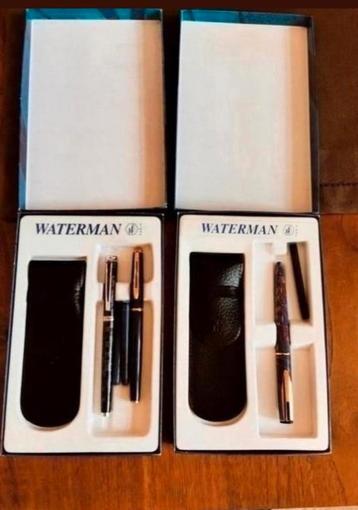 Vier Waterman vulpennen/ zéér goede staat. beschikbaar voor biedingen