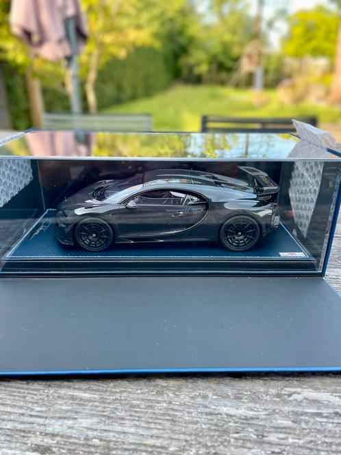 Carbon Black Bugatti Chiron Pur Sport 1:18 MR Limited, Hobby en Vrije tijd, Modelauto's | 1:18, Nieuw, Auto, Overige merken, Ophalen of Verzenden