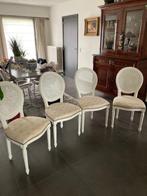 stoelen, Ophalen, Zo goed als nieuw, Wit, Hout