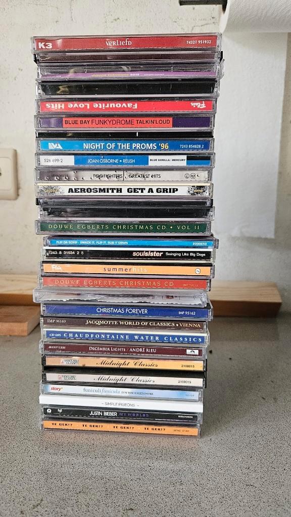 verschillende cd's (o.a. Foo Fighters, Aerosmith, K3, ...), Cd's en Dvd's, Cd's | Overige Cd's, Gebruikt, Ophalen