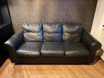 Zwarte bank - 3 zitplaatsen (IKEA Erktorp), 150 tot 200 cm, Rechte bank, Gebruikt, 75 tot 100 cm