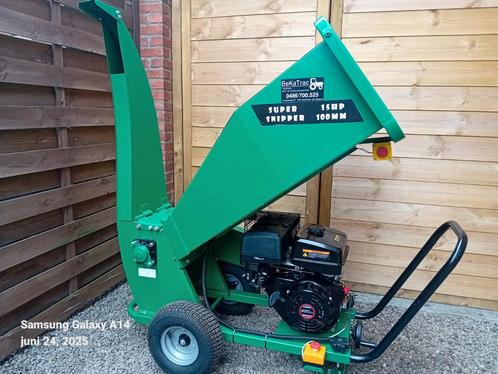 Hakselaar benzine 15pk, Tuin en Terras, Hakselaars, Zo goed als nieuw, Benzine, Ophalen