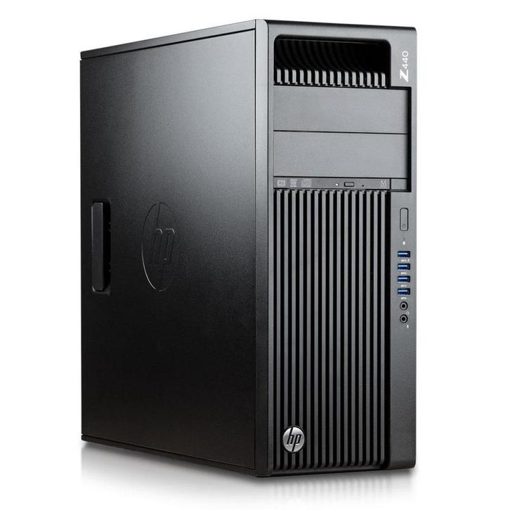 Ordinateur du bureau - HP Z440 Workstation, Computers en Software, Desktop Pc's, Gebruikt, 3 tot 4 Ghz, HDD, SSD, 32 GB, Met videokaart