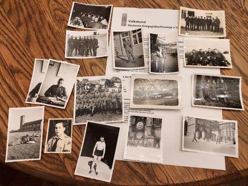 Set van 16 authentieke foto's Duitse elite soldaat, WO 2, Collections, Objets militaires | Seconde Guerre mondiale, Armée de terre