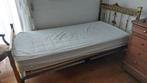 Vintage koperen bed, Huis en Inrichting, Slaapkamer | Bedden, Ophalen, Zo goed als nieuw, Metaal