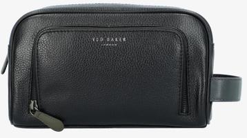 Prachtige zwart lederen toiletzak van Ted baker beschikbaar voor biedingen