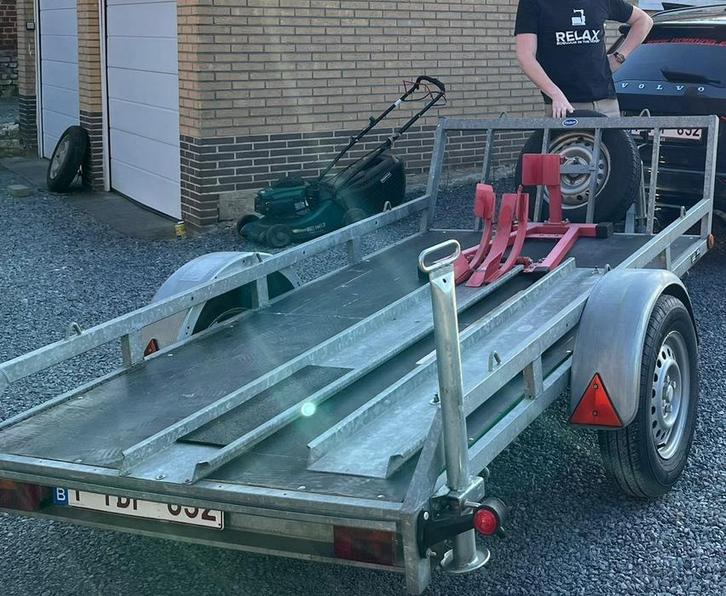 Motoraanhangwagen te huur €20/dag, Auto diversen, Aanhangers en Bagagewagens, Zo goed als nieuw, Ophalen