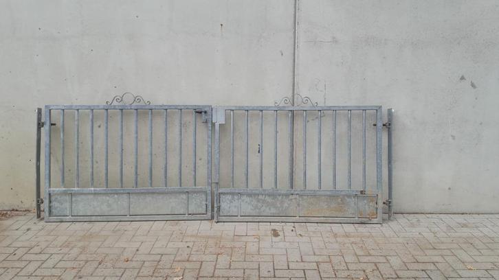 tuinpoort, Tuin en Terras, Tuinpoorten, Gebruikt, Draaipoort, Staal, 100 tot 150 cm, 200 cm of meer, Ophalen
