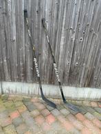 Bauer hockeystick en puck, Sport en Fitness, IJshockey, Ophalen, Gebruikt