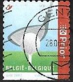 1 Postzegel Golf België 2007 Sport (II), Ophalen of Verzenden, Gestempeld, 1e dag stempel, Sport