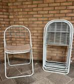 IKEA Aland Klapstoelen – Niels Gammelgaard – Set van 6 Grijs, Ophalen of Verzenden, Gebruikt, Grijs, Vijf, Zes of meer stoelen