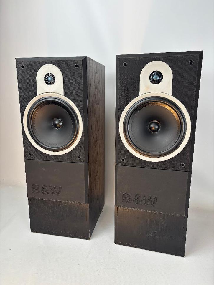 B&W Bowers & Wilkins DM1800 high-end vintage luidsprekers, Audio, Tv en Foto, Luidsprekerboxen, Gebruikt, Front, Rear of Stereo speakers
