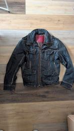 Superdry leren jas bruin L, Kleding | Heren, Maat 52/54 (L), Bruin, Ophalen of Verzenden, Gedragen