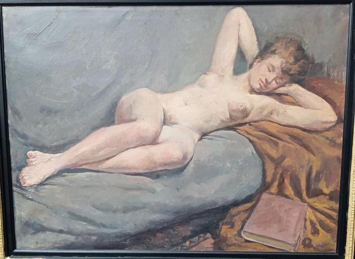 schilderij Robert Freysz (1908-1971) topwerk, Antiek en Kunst, Kunst | Schilderijen | Klassiek, Ophalen
