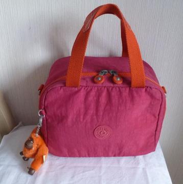 Kipling geïsoleerde lunchtas voor school of werk + aap beschikbaar voor biedingen
