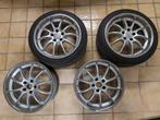 4 velgen 18" 5x112 ET35, met 2 zgan banden 225/40 R18., Auto-onderdelen, Ophalen