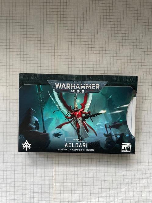 Index Aeldari pour Warhammer 40000 V10, Hobby en Vrije tijd, Wargaming, Zo goed als nieuw, Warhammer 40000, Accessoires, Ophalen of Verzenden