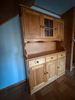 Buffet vaisselier en bois pin, Enlèvement, Comme neuf, Pin